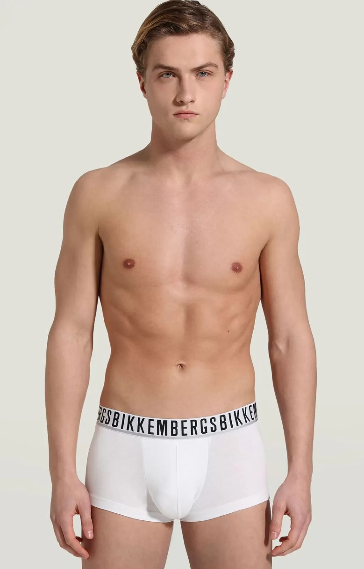 Bikkembergs 2-Pack Men'S Boxer Briefs Grey Melange Flash Sale