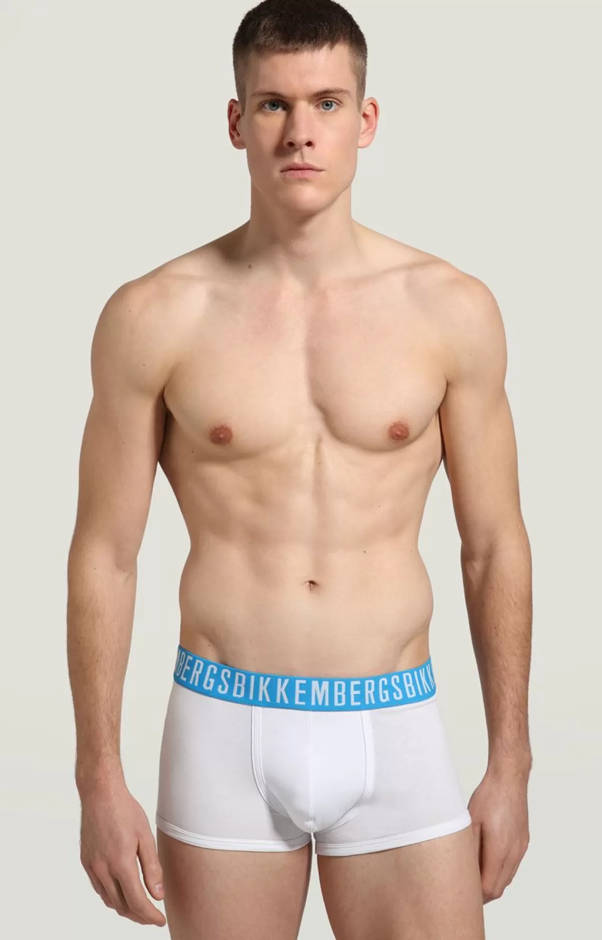 Bikkembergs 2-Pack Men'S Boxers In Organic Cotton Navy New