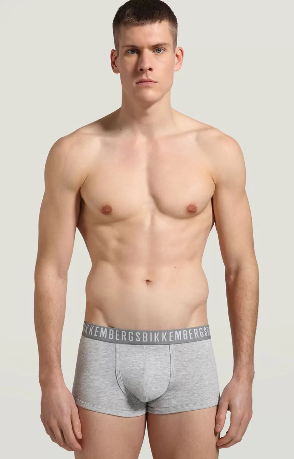 Bikkembergs 2-Pack Men'S Boxers In Stretch Cotton Black Shop
