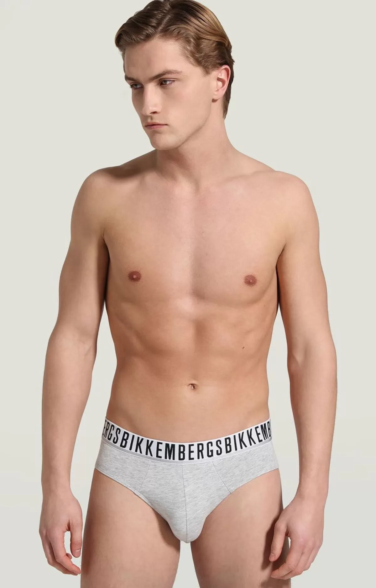 Bikkembergs 2-Pack Men'S Briefs In Stretch Cotton Black Cheap