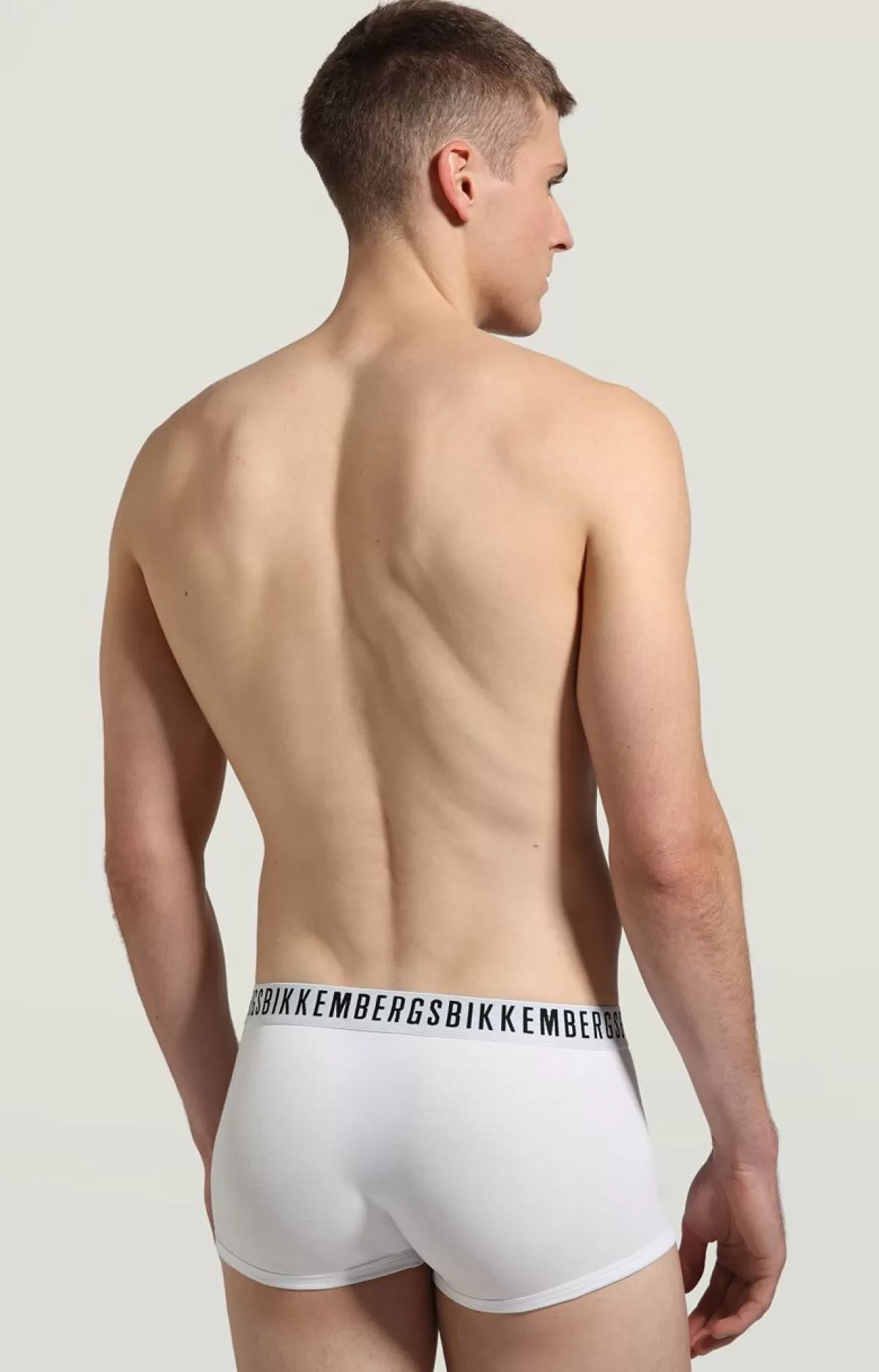 Bikkembergs 3-Pack Men'S Boxers In Stretch Cotton White Fashion