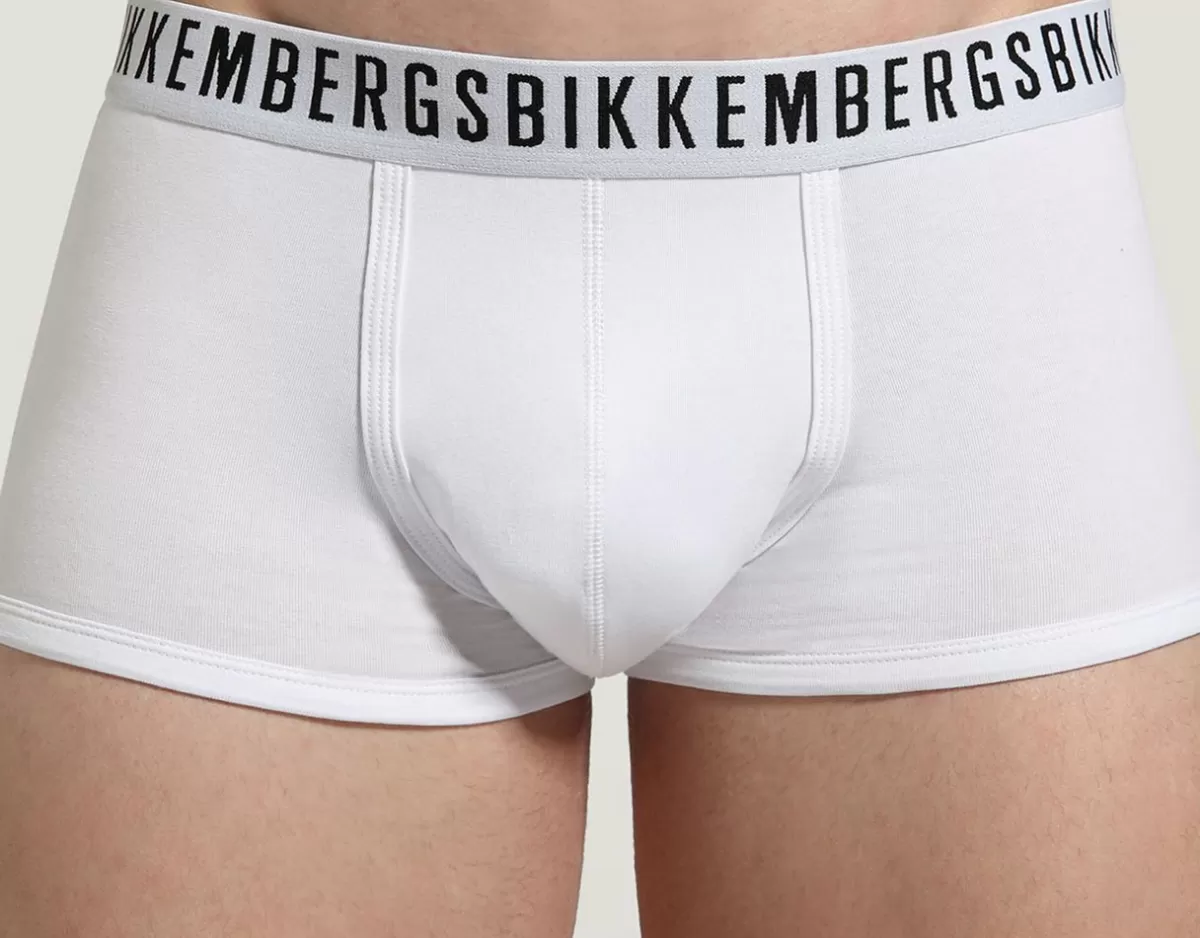 Bikkembergs 3-Pack Men'S Boxers In Stretch Cotton Grey Melange Online