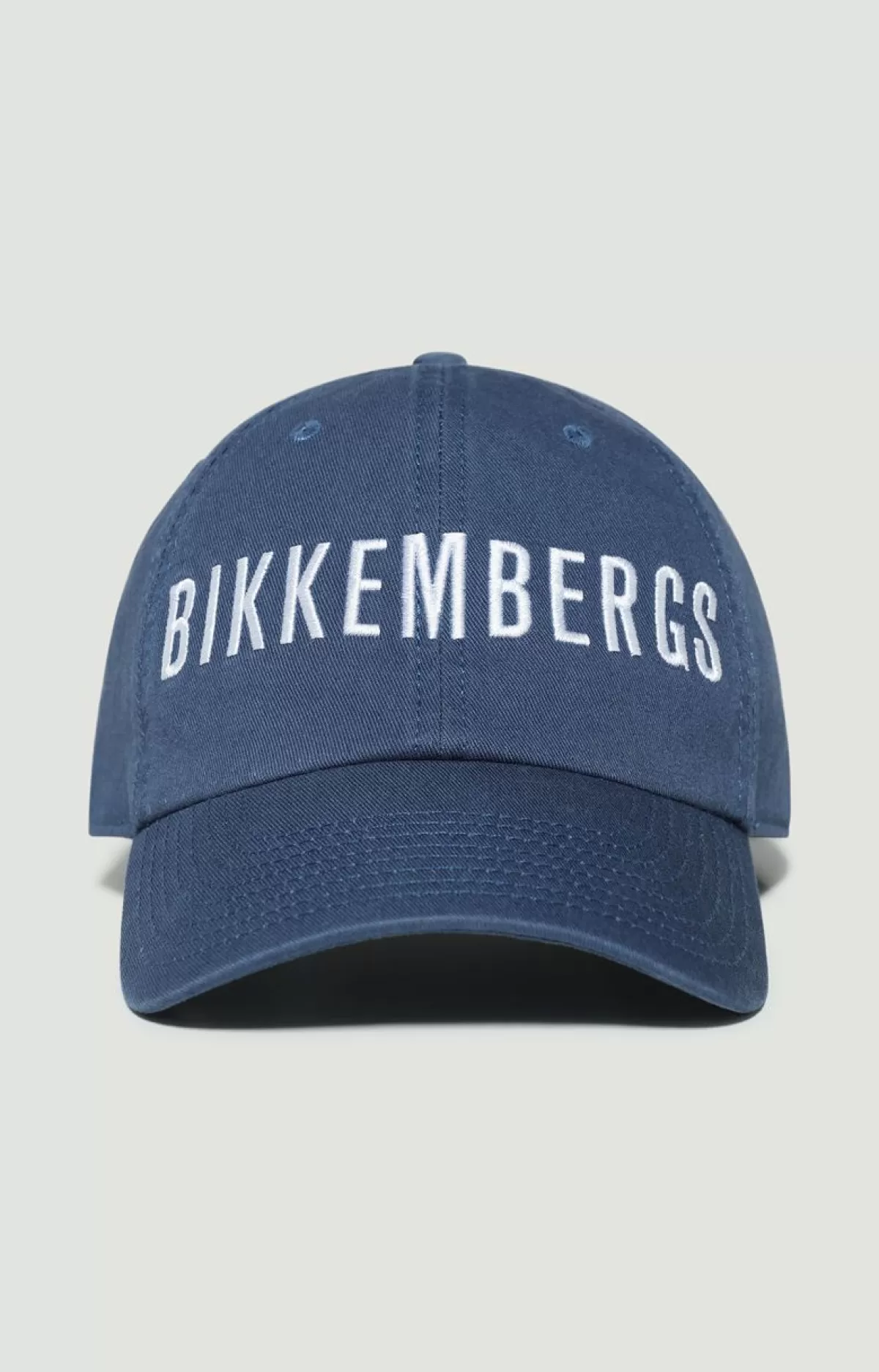 Bikkembergs Baseball Cap With Embroidery Blue Opal New