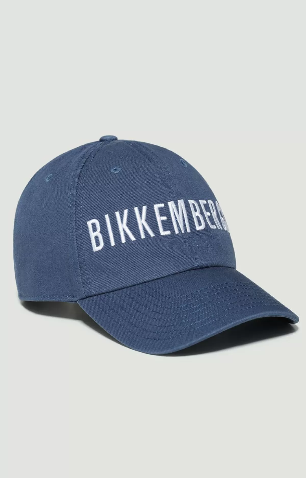 Bikkembergs Baseball Cap With Embroidery Blue Opal New