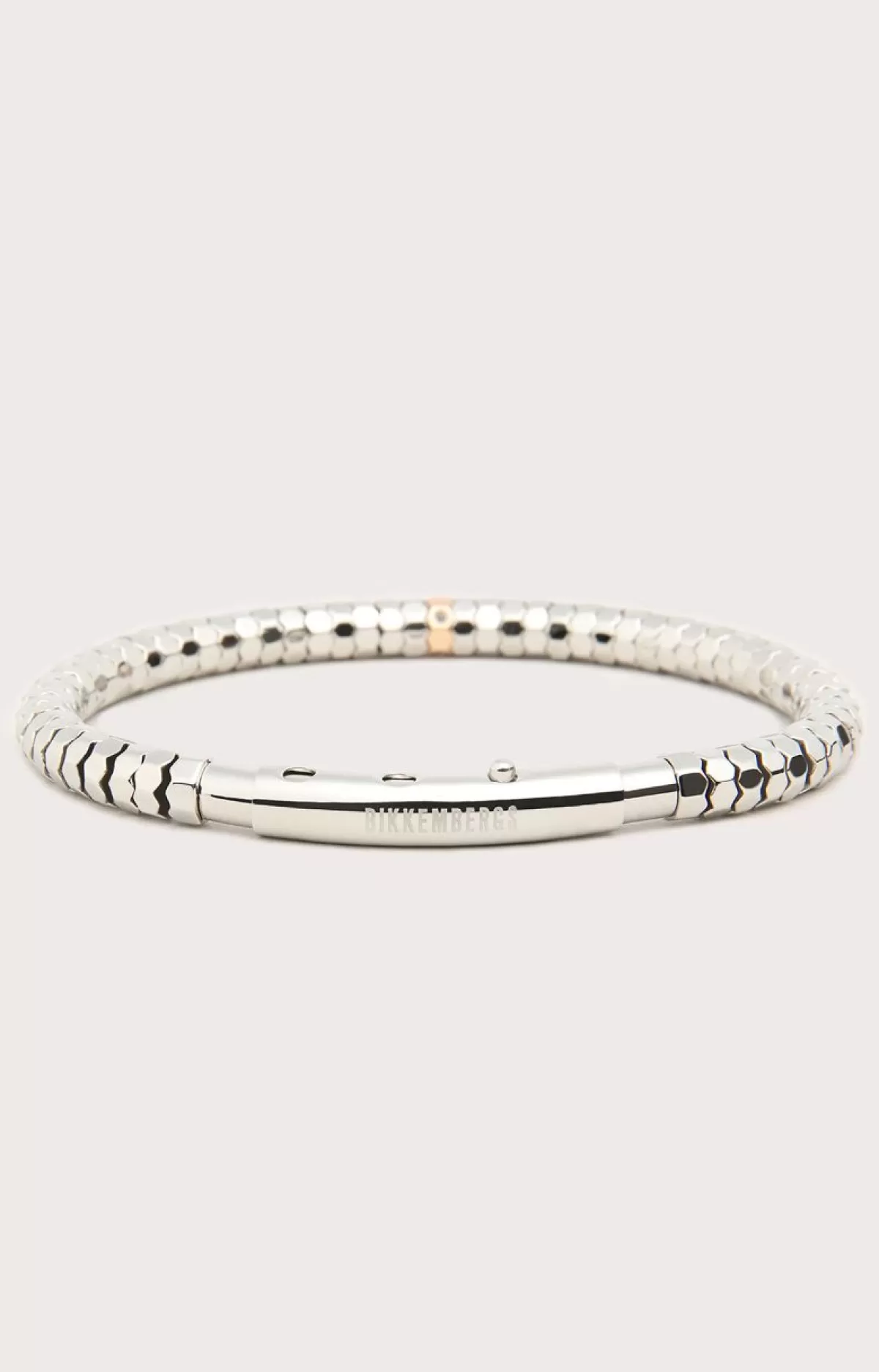 Bikkembergs Men'S Bracelet With Hexagons And Diamonds 350 Discount