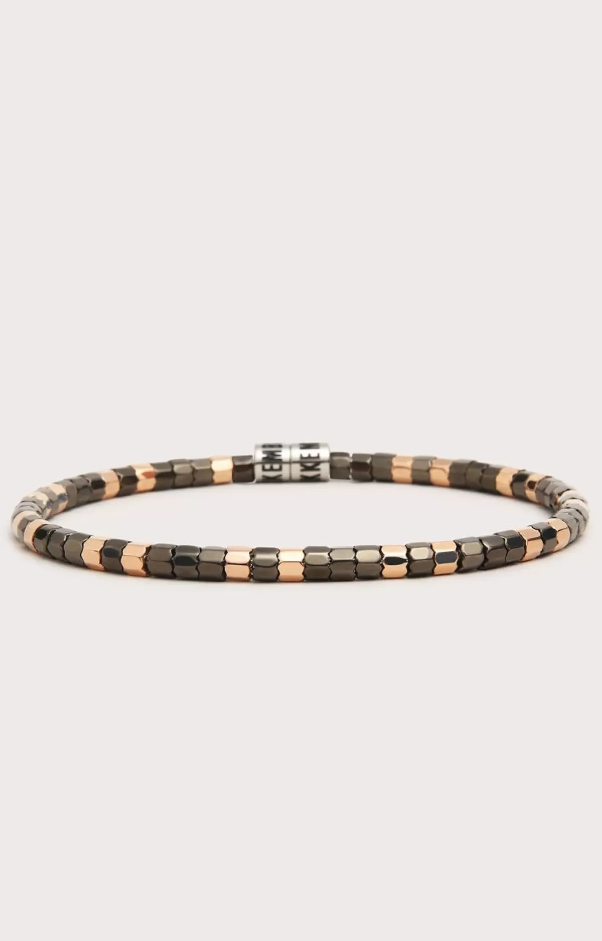 Bikkembergs Men'S Bracelet With Two-Tone Elements 340 Cheap