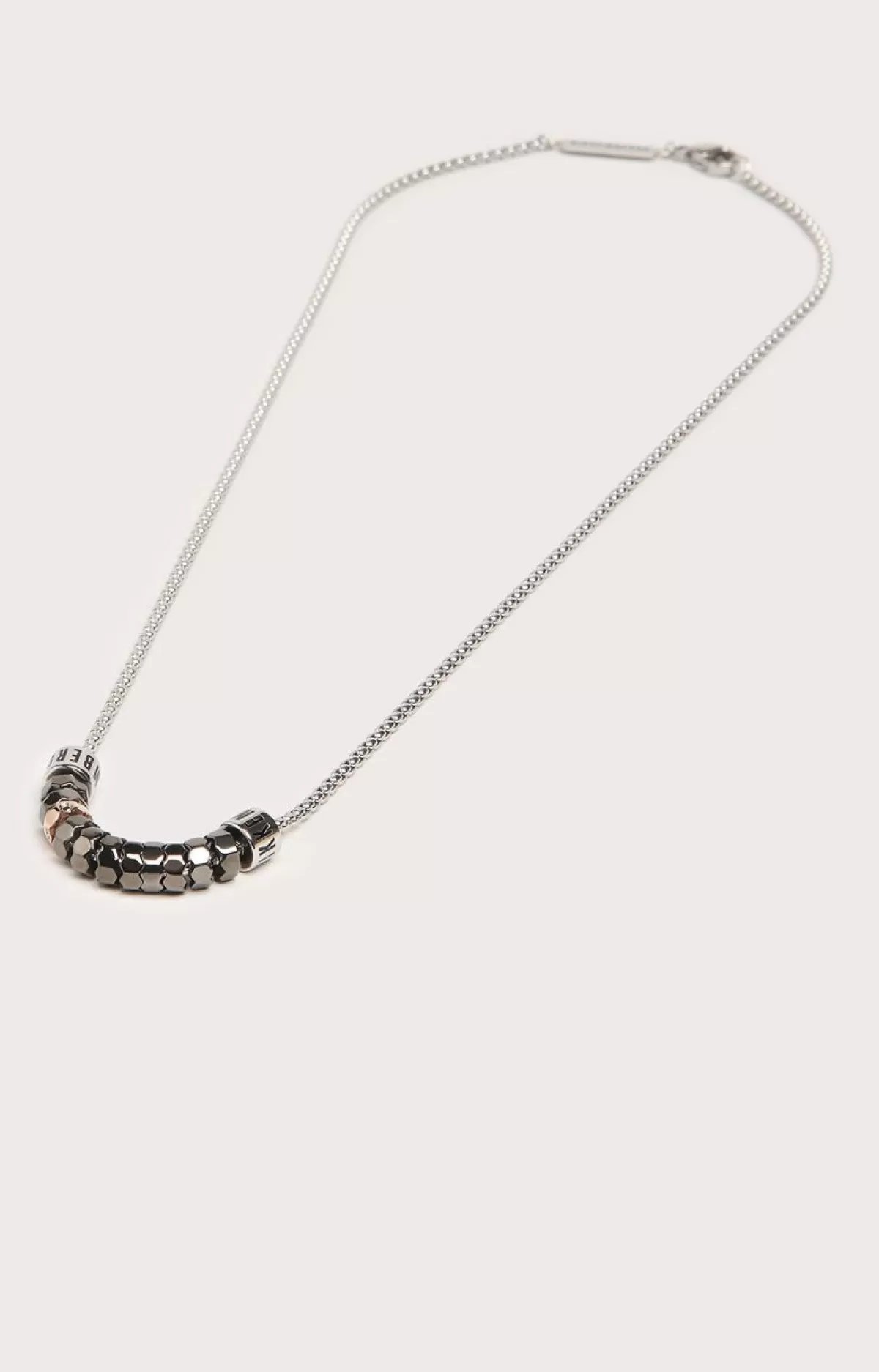 Bikkembergs Steel Necklace With Diamonds 360 Store