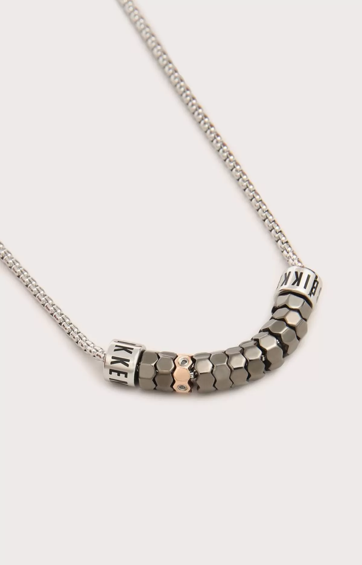 Bikkembergs Steel Necklace With Diamonds 360 Store