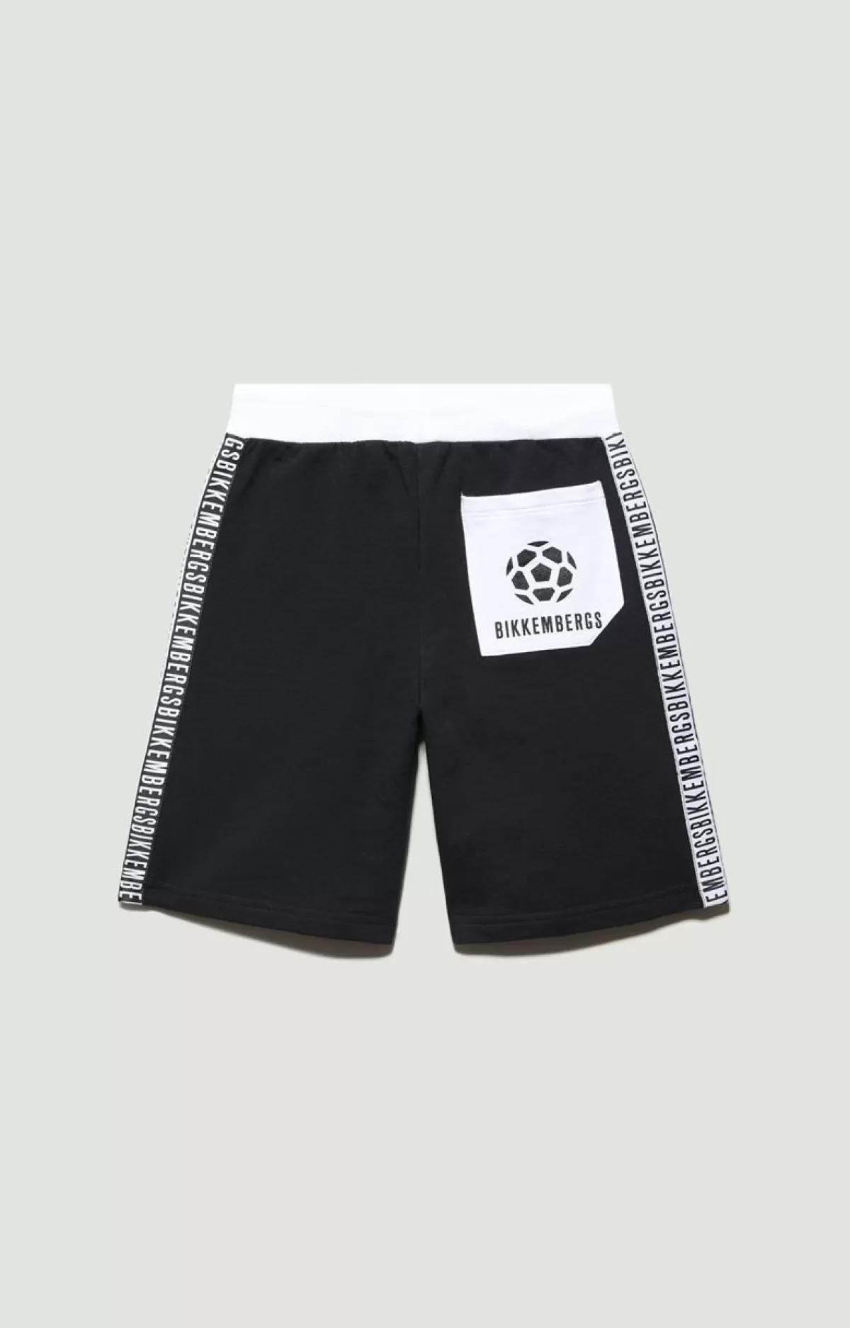 Bikkembergs Boys' Short - Soccer Print Black Clearance