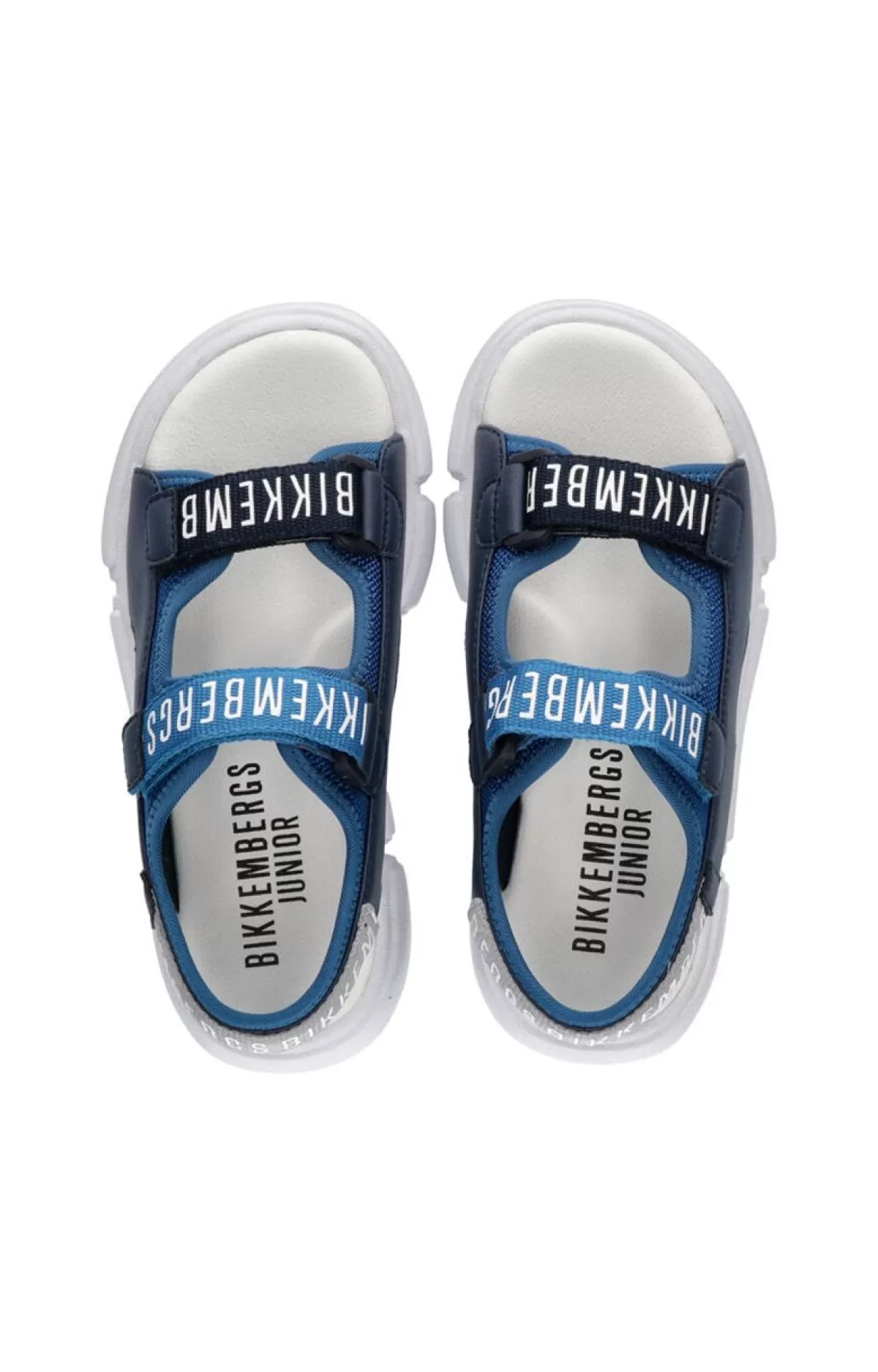 Bikkembergs Boys' Strap Sandals For Boys - Garcia Blue/Royal/Grey Sale
