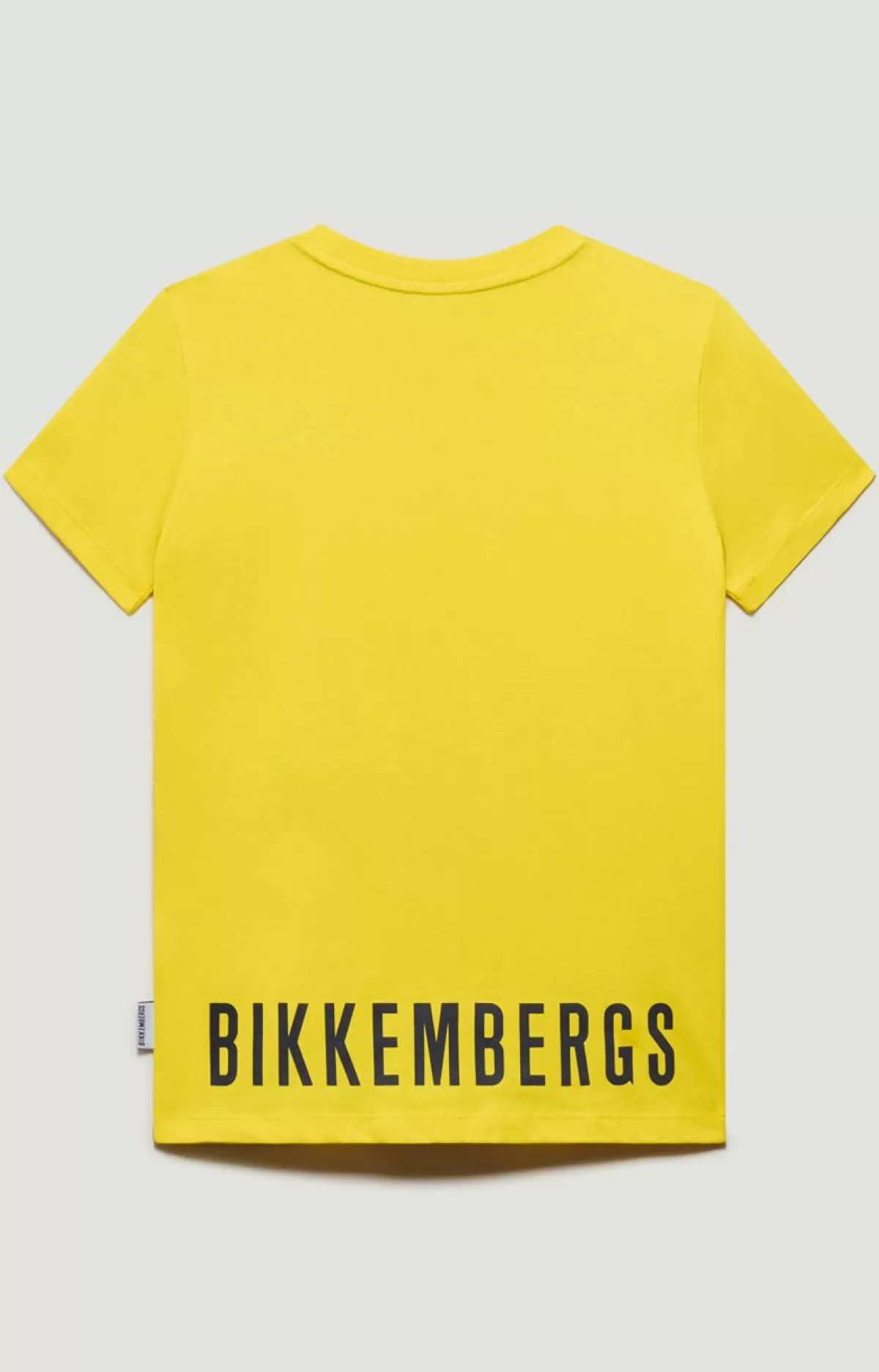 Bikkembergs Boys' T-Shirt - Soccer Print Daffodil Hot