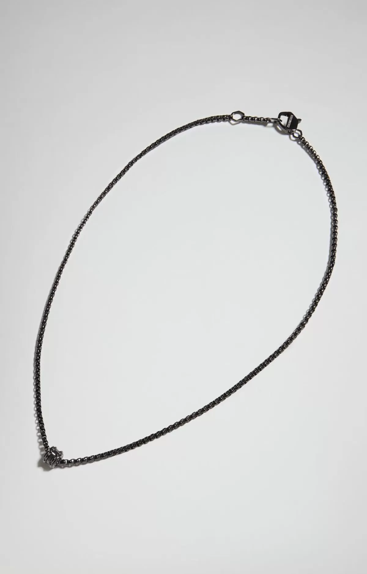 Bikkembergs Input Men'S Necklace With Diamond Grey Online