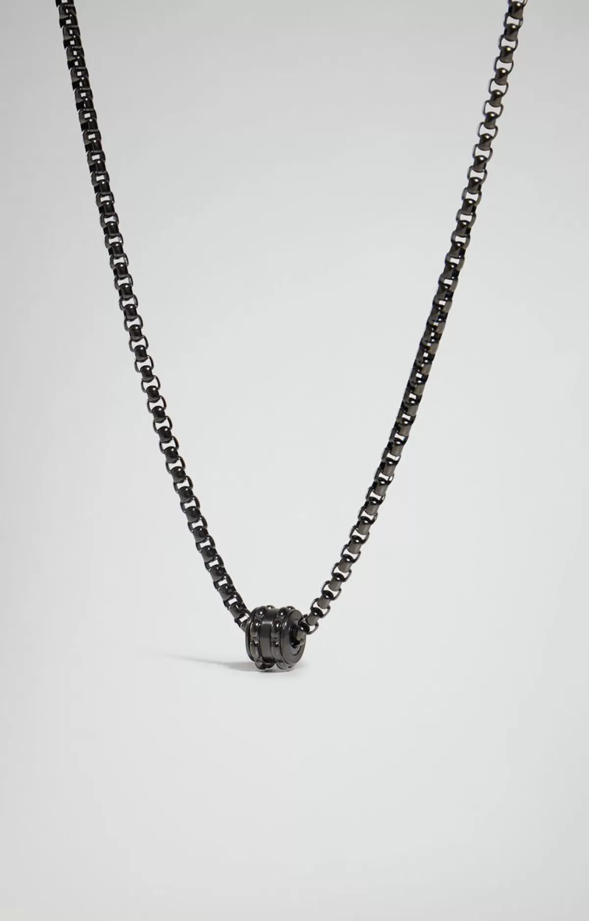 Bikkembergs Input Men'S Necklace With Diamond Grey Online