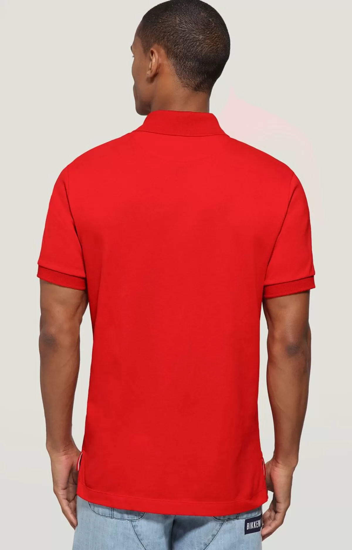 Bikkembergs Men'S Embroide Polo Shirt Red Best Sale