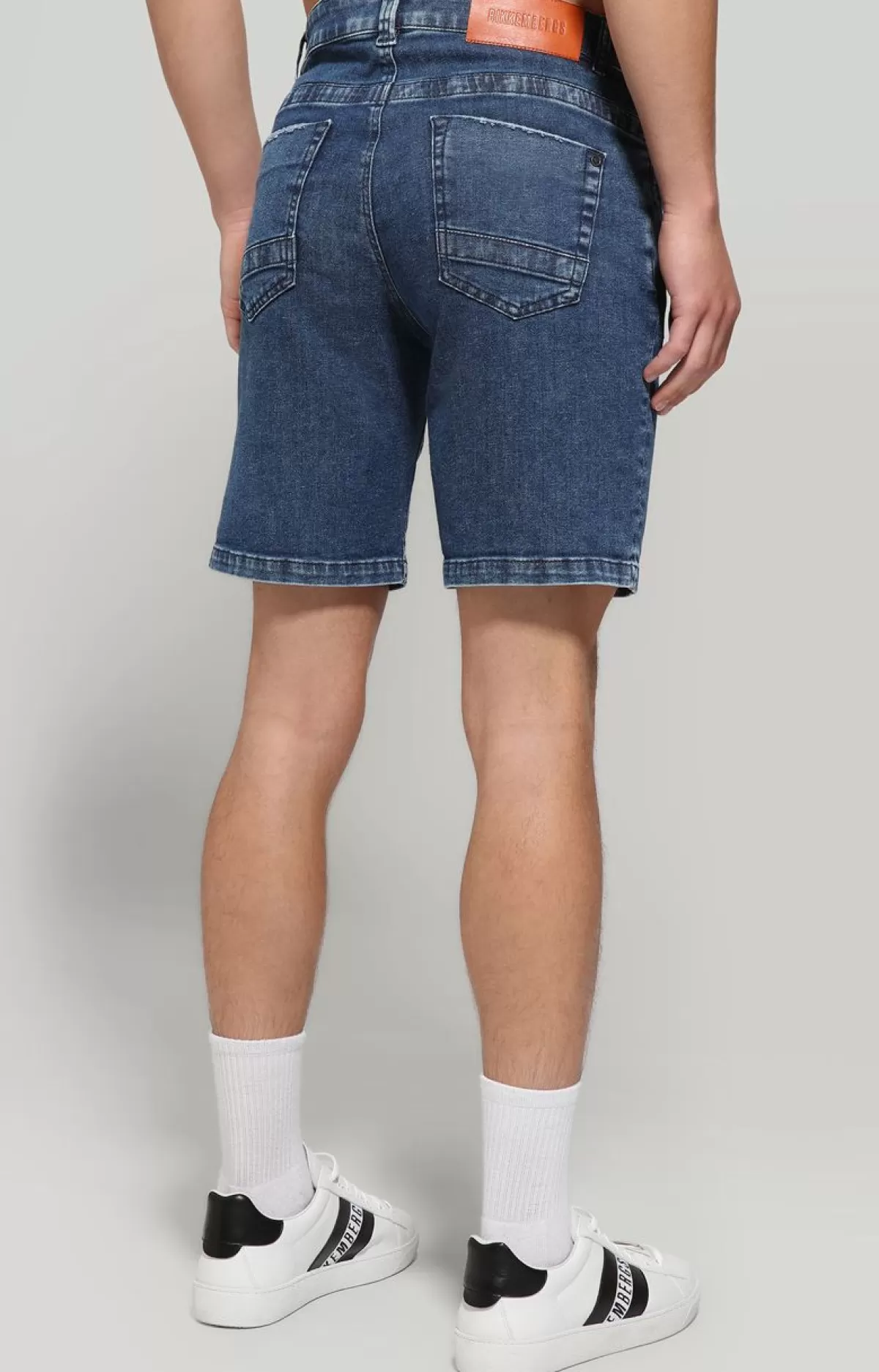 Bikkembergs Men'S Jean Shorts Blue Denim Shop