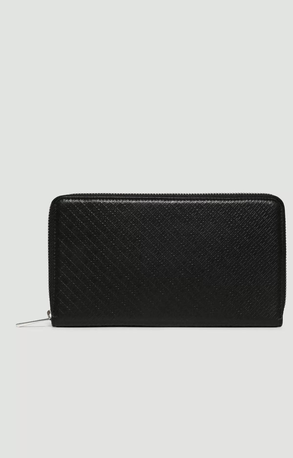 Bikkembergs Men'S Leather Clutch With All-Over Pattern - Asher Black Best