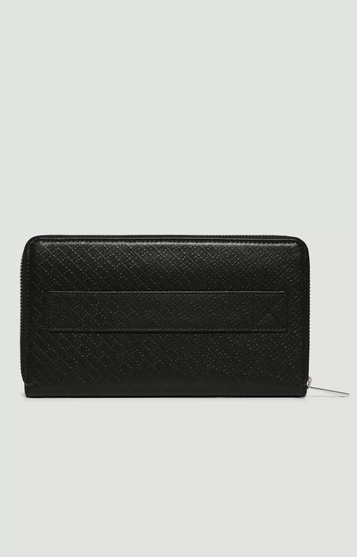 Bikkembergs Men'S Leather Clutch With All-Over Pattern - Asher Black Best