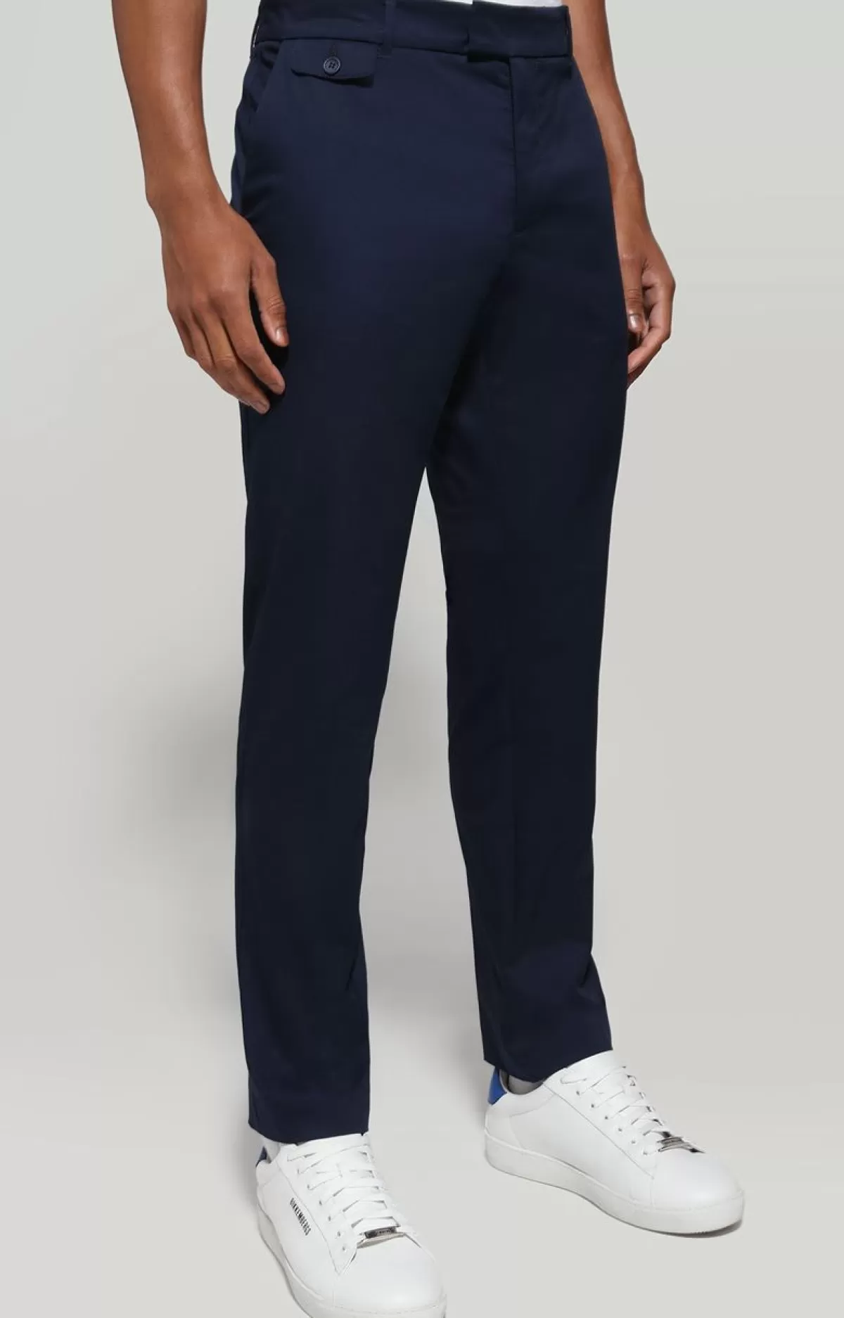 Bikkembergs Men'S Pants - Stretch Gabardine Blue Cheap