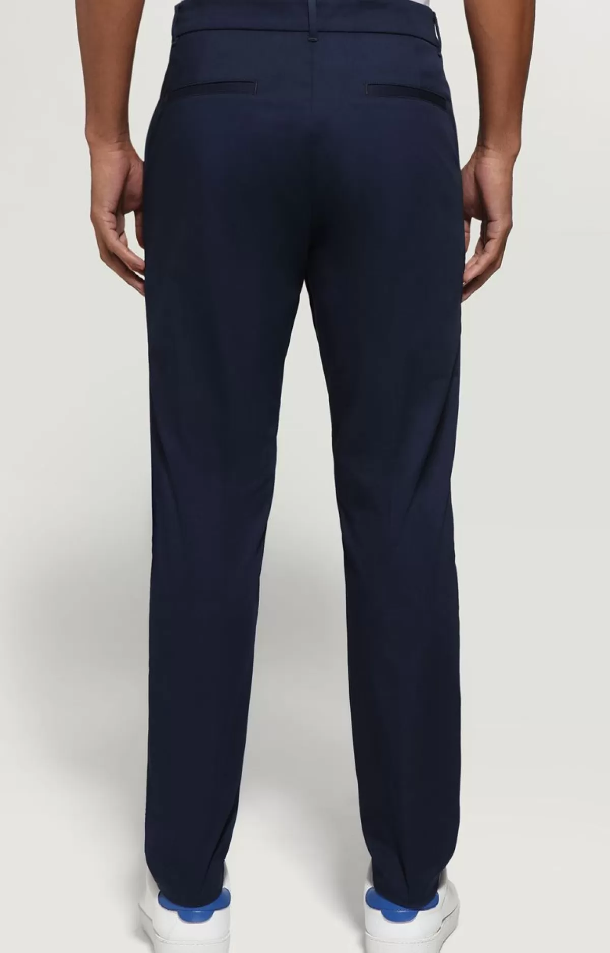 Bikkembergs Men'S Pants - Stretch Gabardine Blue Cheap