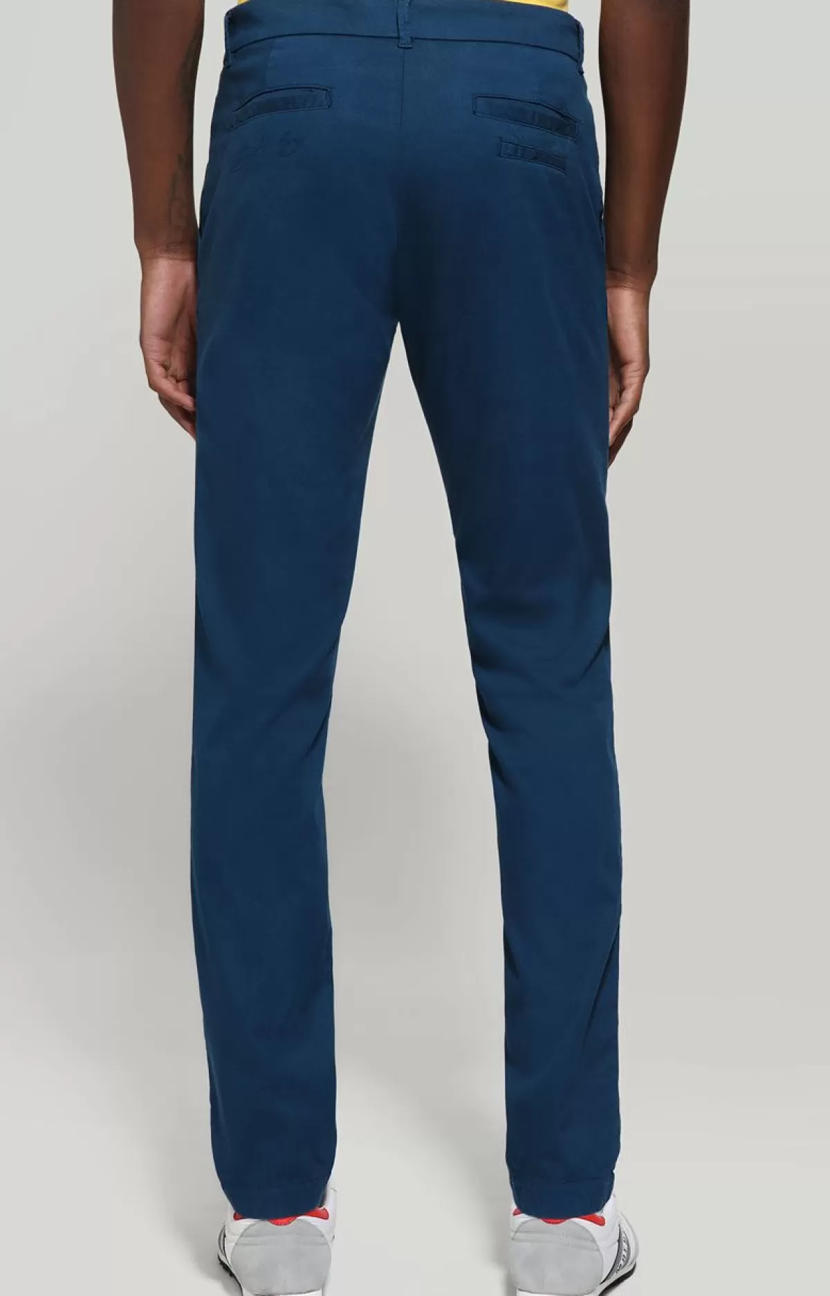 Bikkembergs Men'S Pants Garment-Dyed Turquoise Store