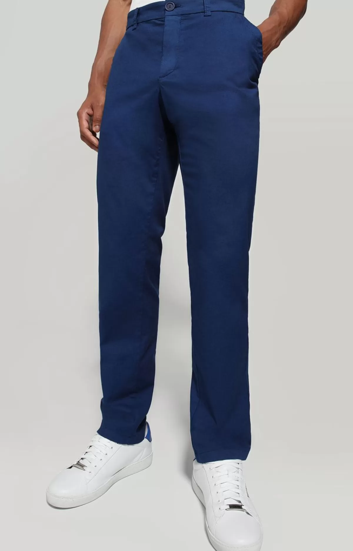 Bikkembergs Men'S Pants With Pocket Detail Blue Clearance