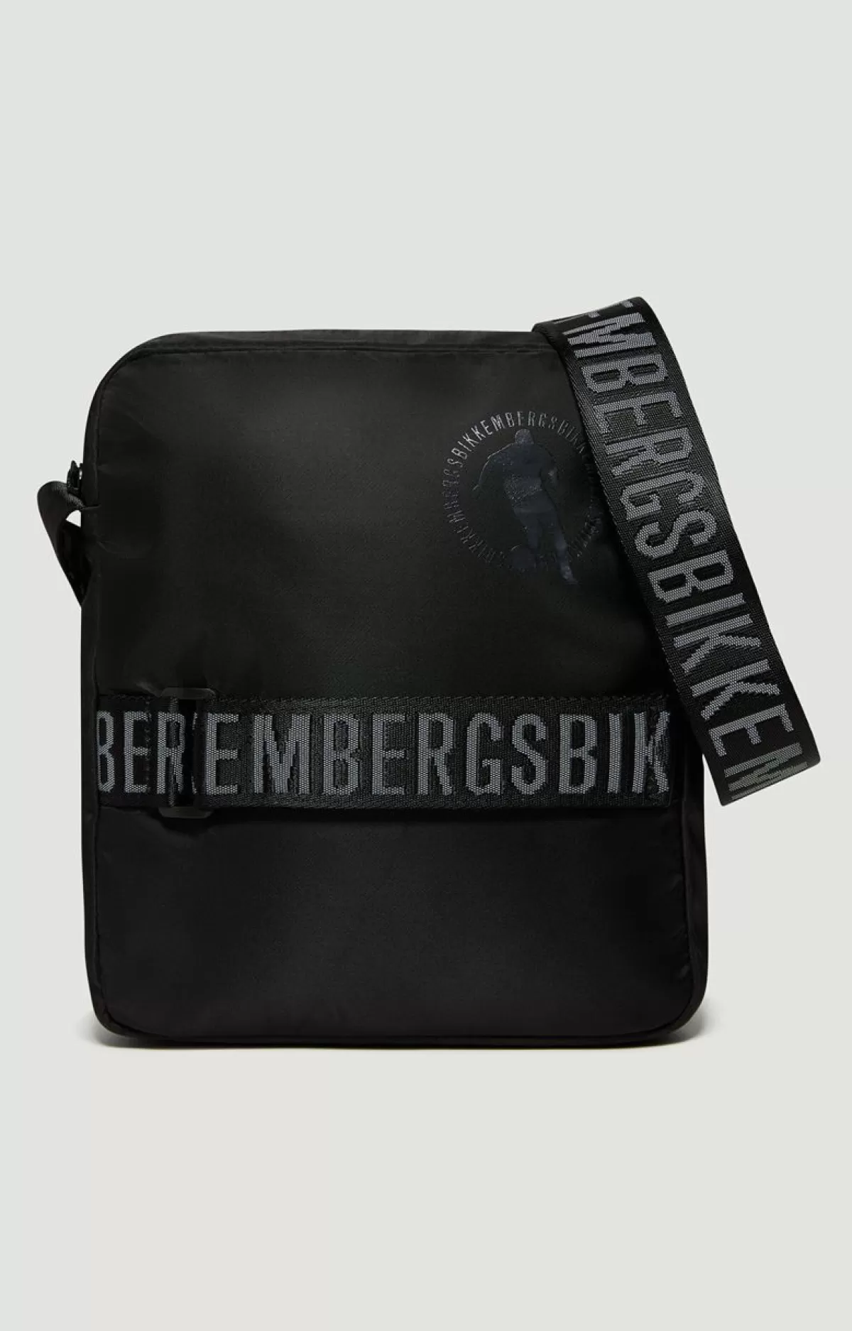 Bikkembergs Men'S Reporter Bag - Hoven Medium Black Store