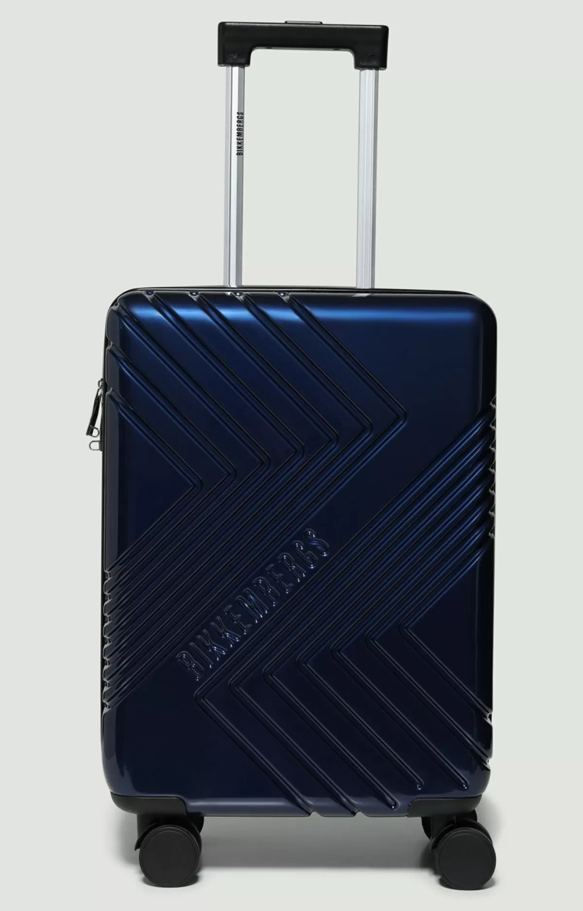 Bikkembergs Men'S Shockproof Suitcase With Wheels - Bkk Star Blue Cheap