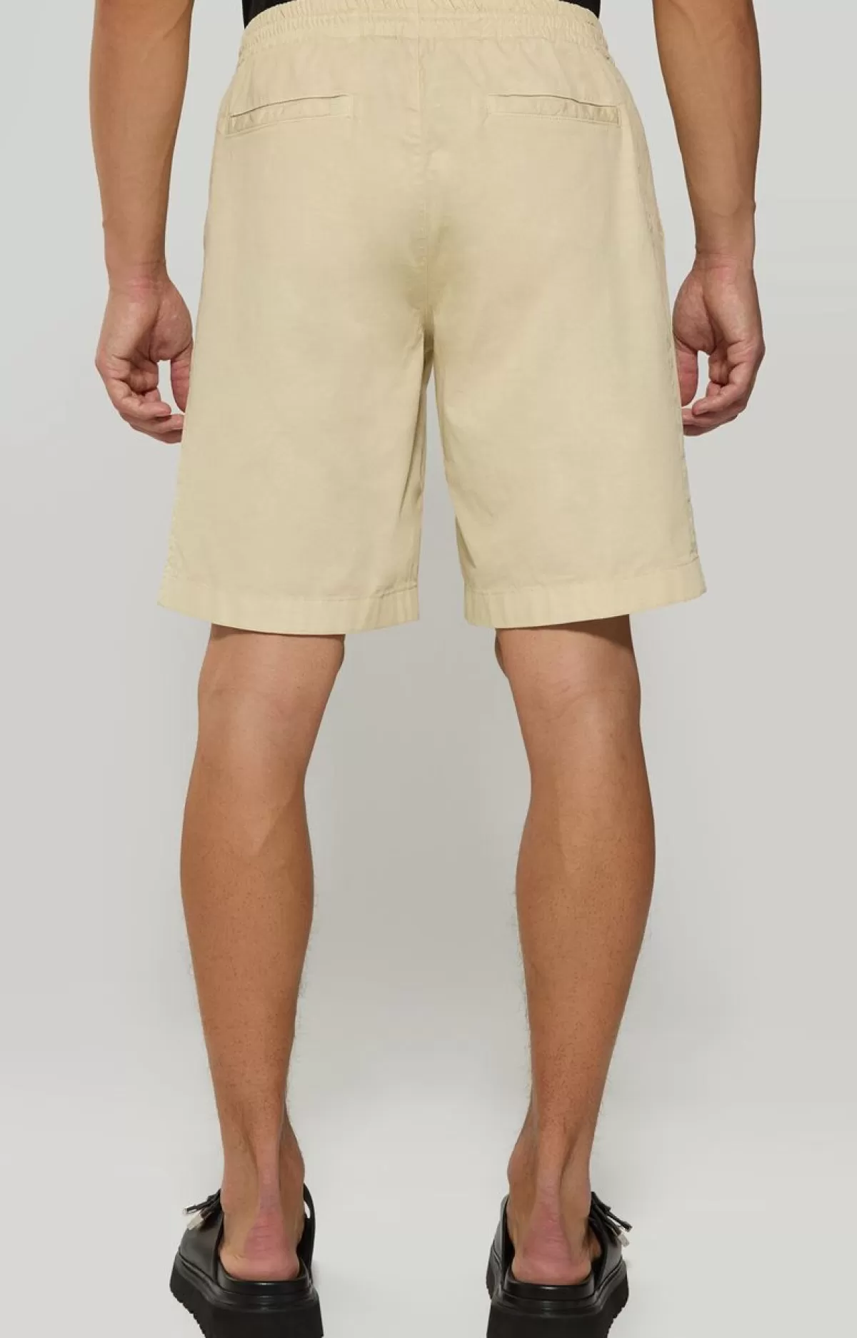 Bikkembergs Men'S Shorts Garment-Dyed Turquoise Outlet