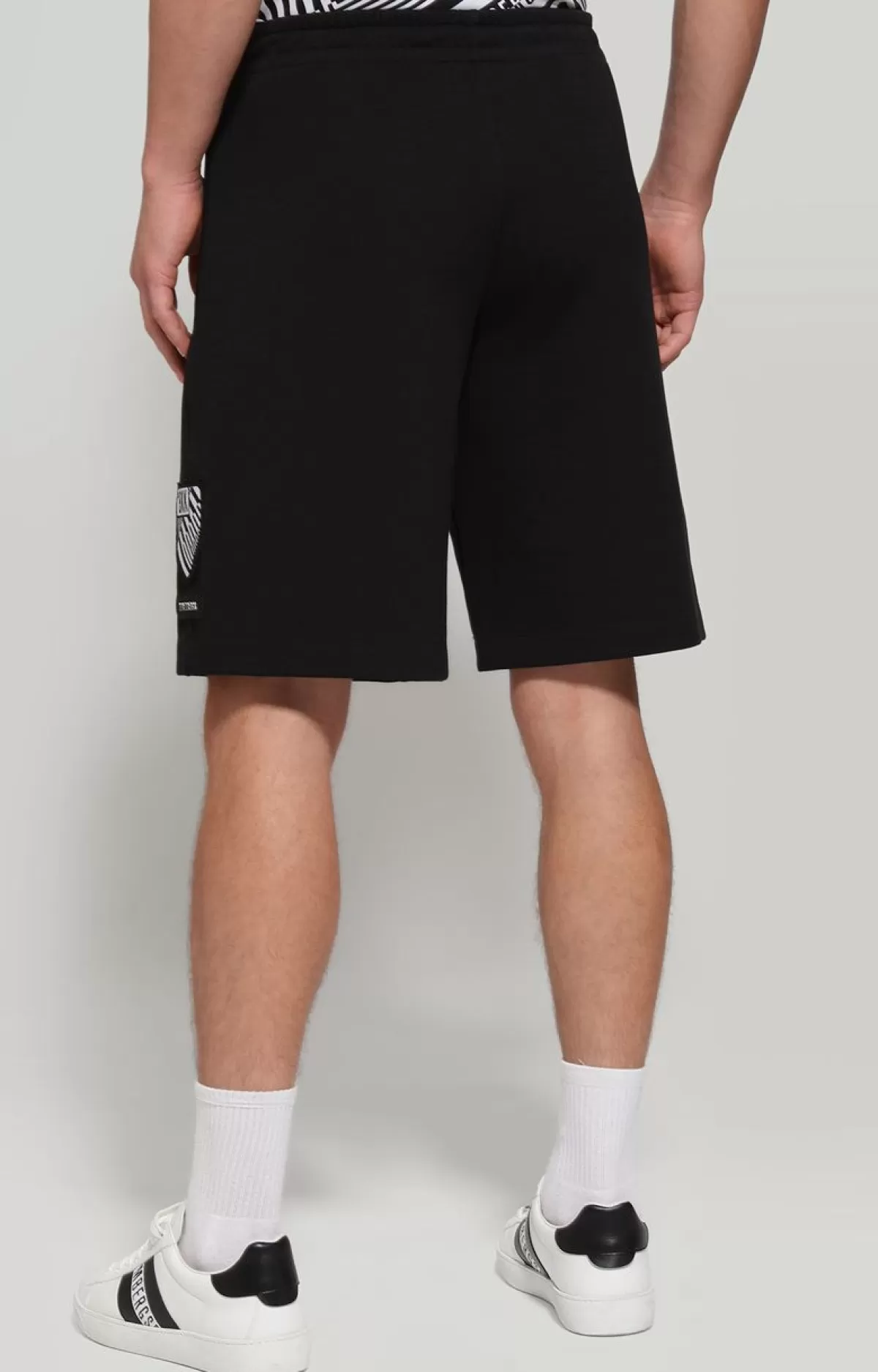 Bikkembergs Men'S Shorts In Technical Fabric Black Cheap