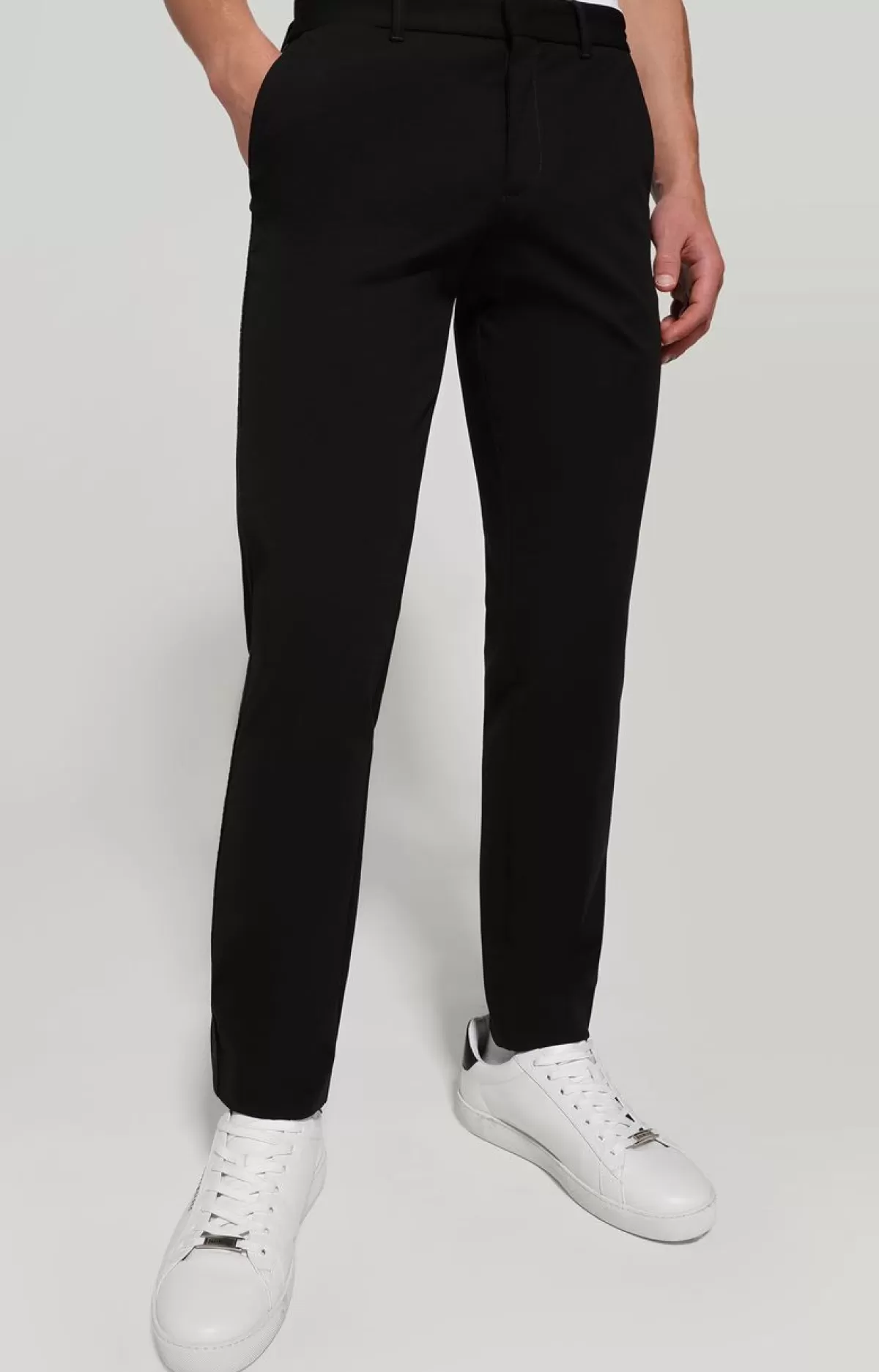 Bikkembergs Men'S Suit Pants Black Clearance