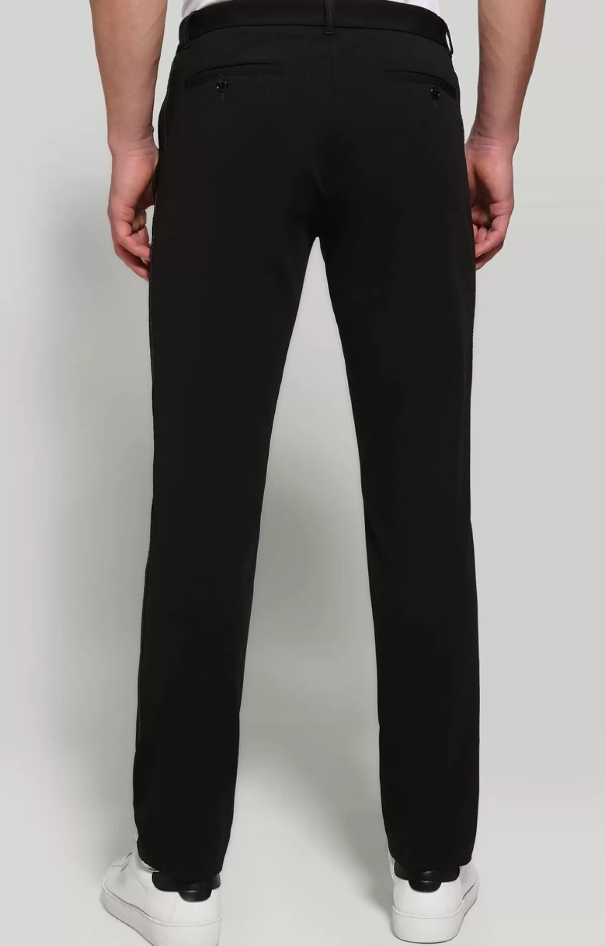 Bikkembergs Men'S Suit Pants Black Clearance