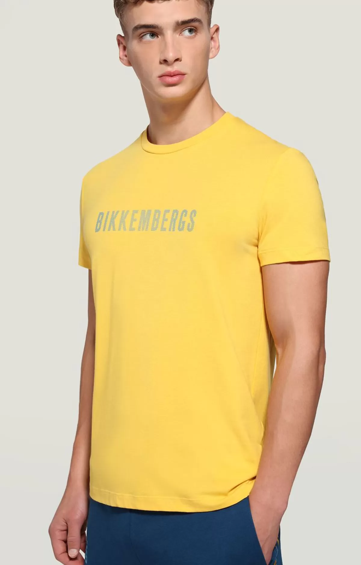 Bikkembergs Men'S T-Shirt 3D Print Optical White Discount