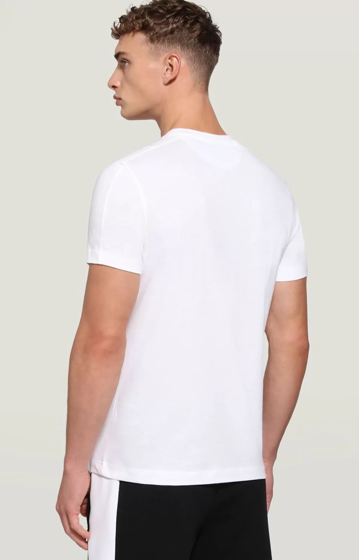 Bikkembergs Men'S T-Shirt With Patch Optical White Best