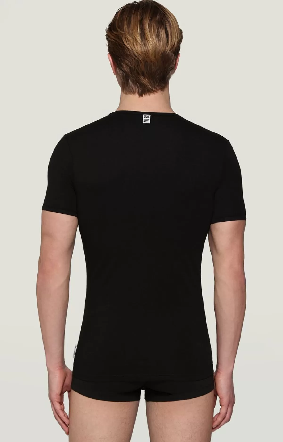 Bikkembergs Men'S V-Neck Undershirt Black Shop