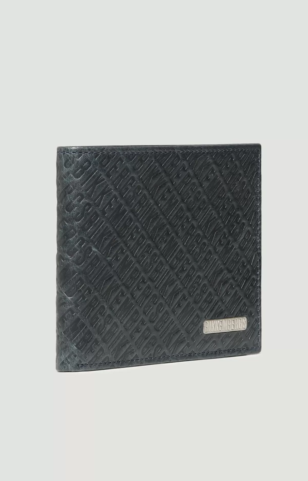 Bikkembergs Men'S Wallet – 8-Slot All Over Navy/Blue Best Sale