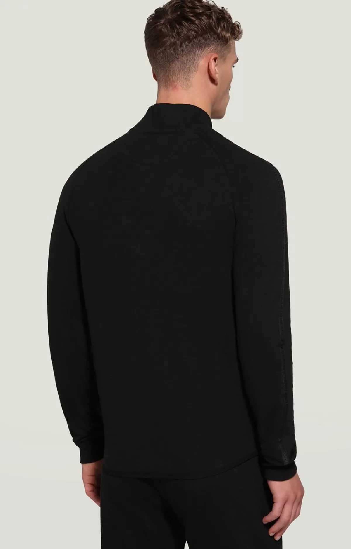 Bikkembergs Men'S Zip Sweatshirt Black Cheap